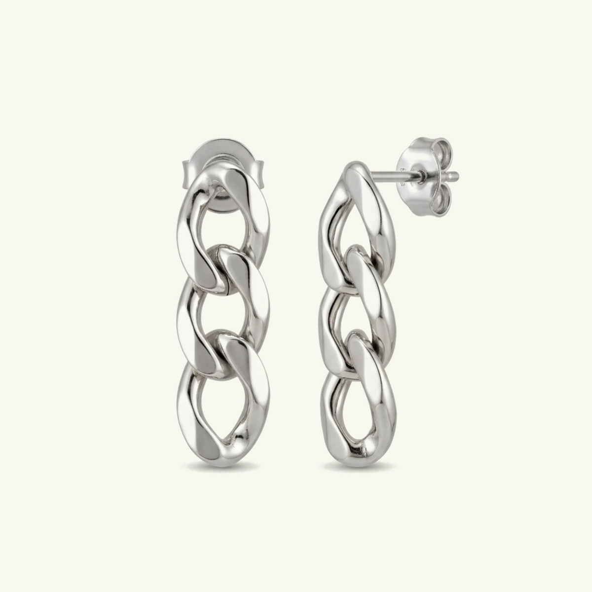 Boucles d'oreilles Gourmette