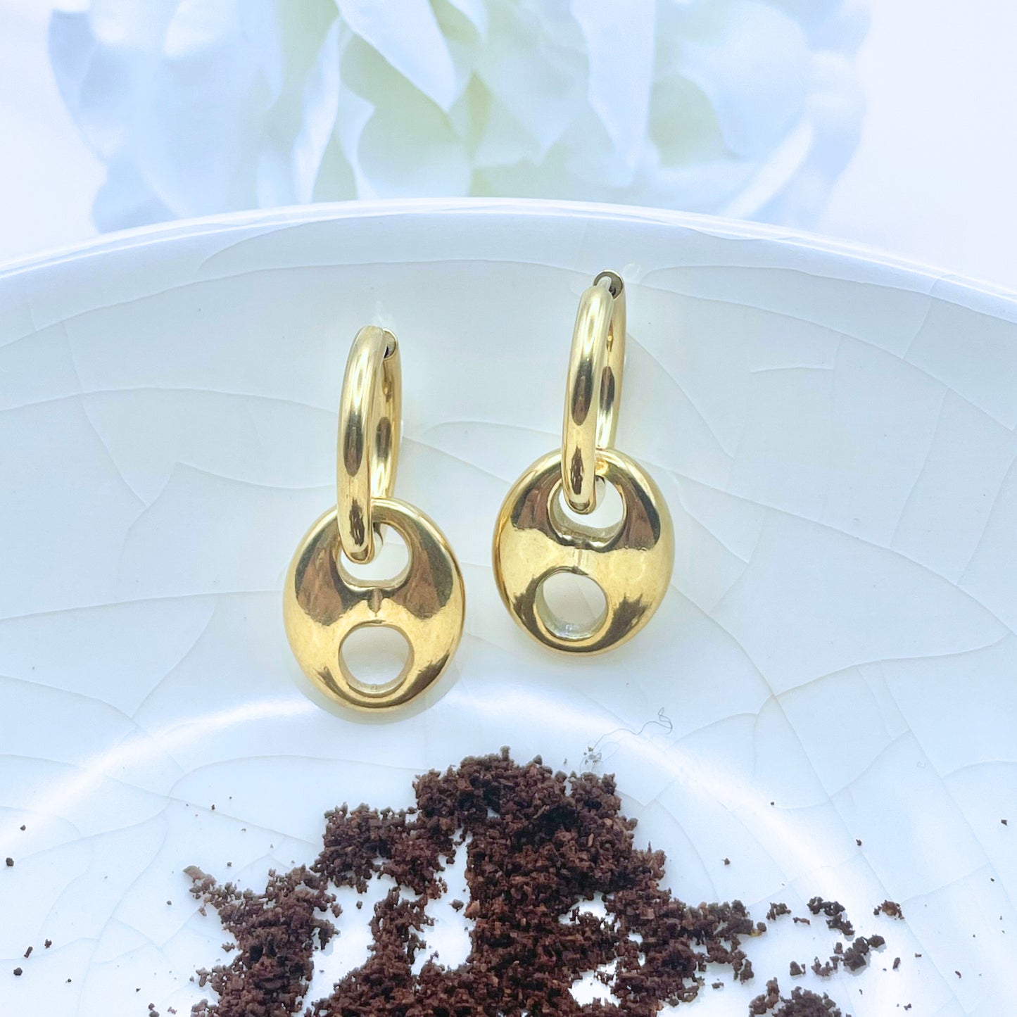 Boucles d'oreilles Moka