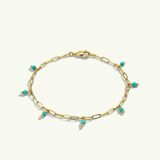 Bracelet Infini en acier inoxydable doré – Gemk