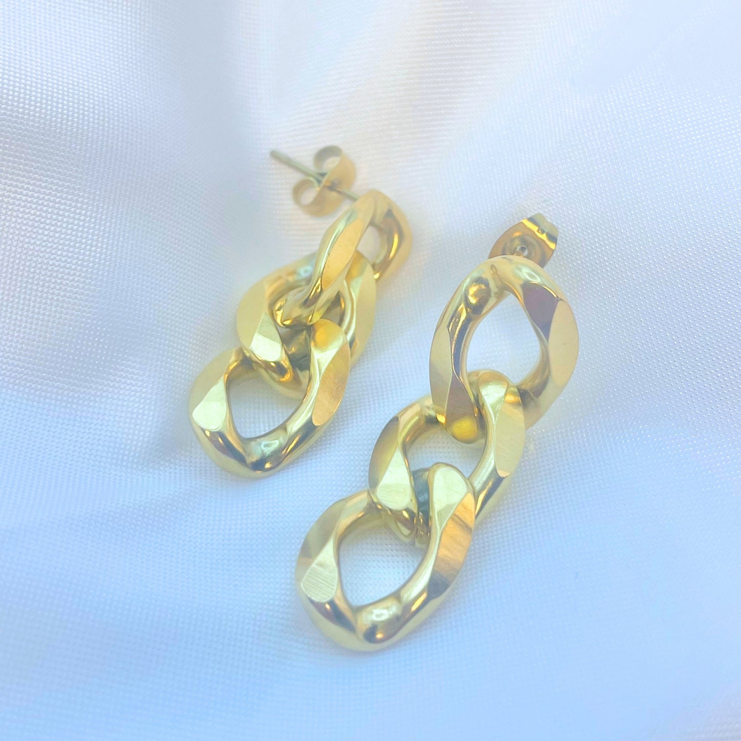 Boucles d'oreilles Gourmette