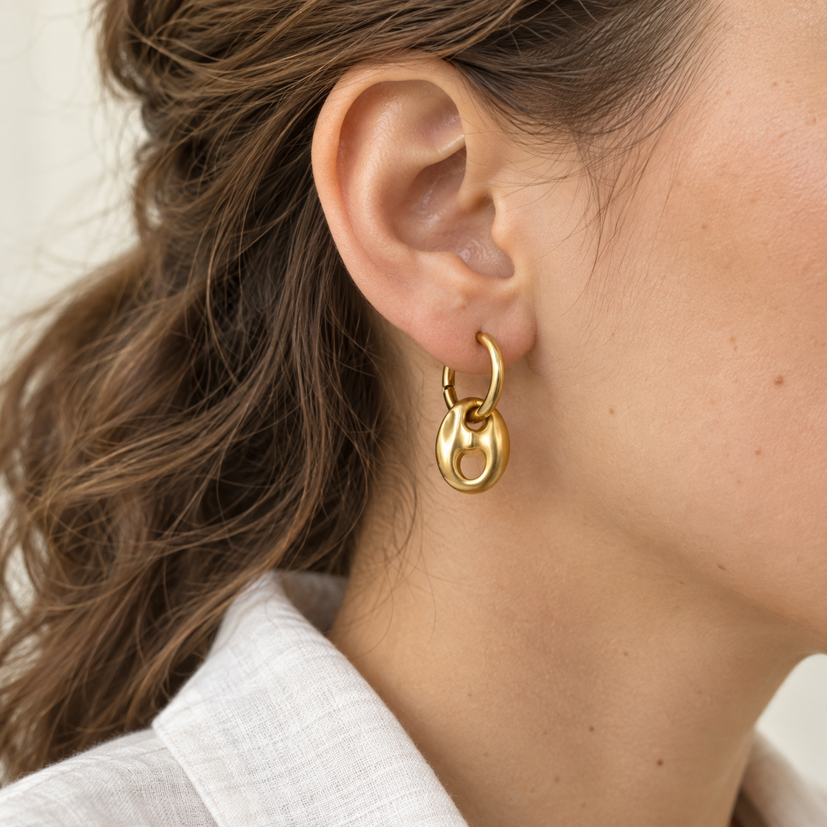 Boucles d'oreilles Moka