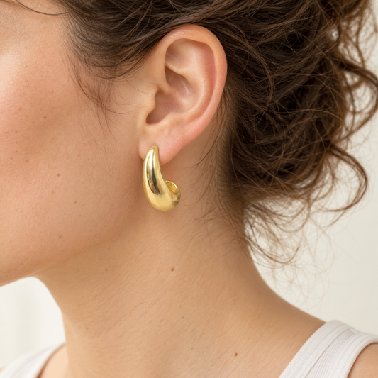 Boucles d'oreilles Virgule