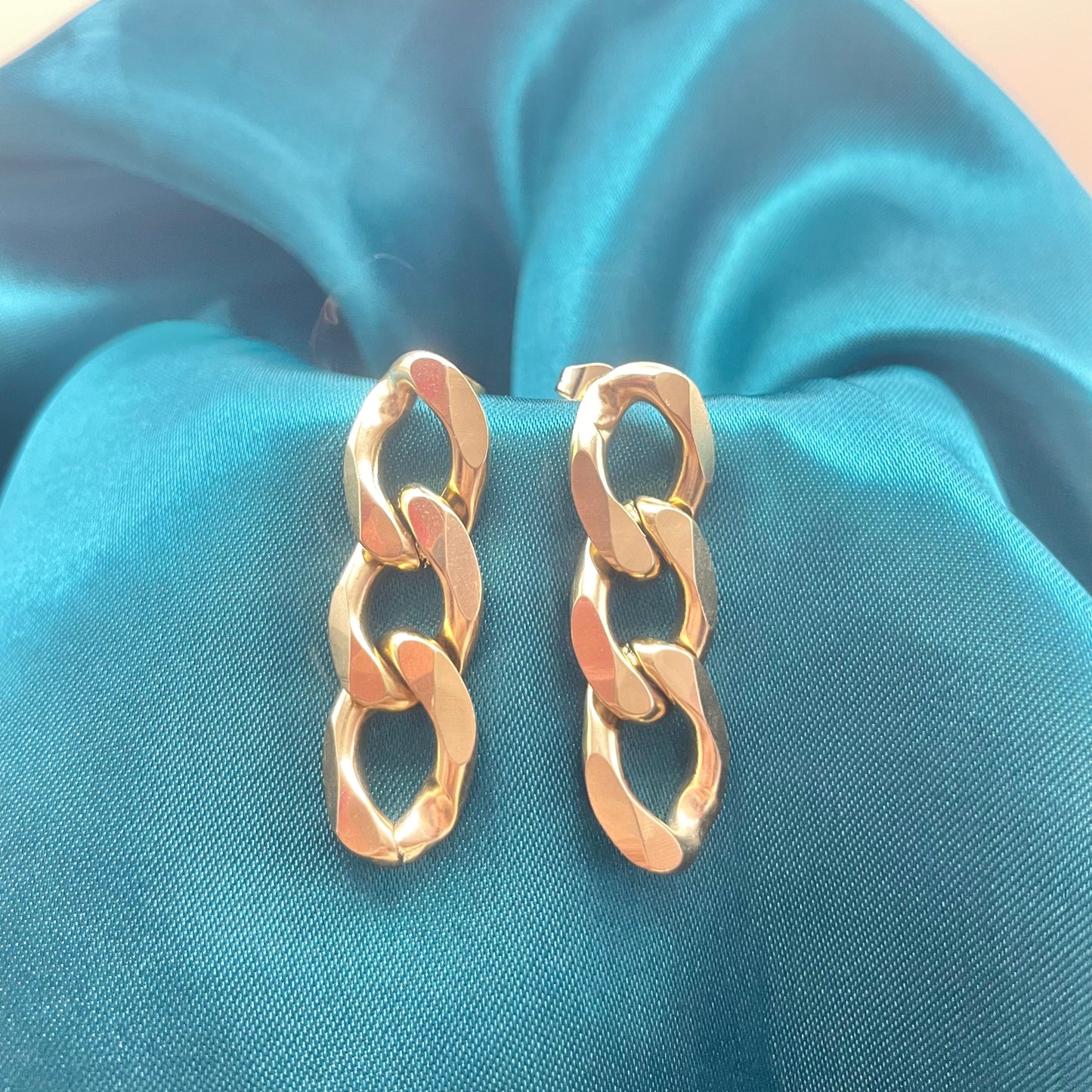 Boucles d'oreilles Gourmette