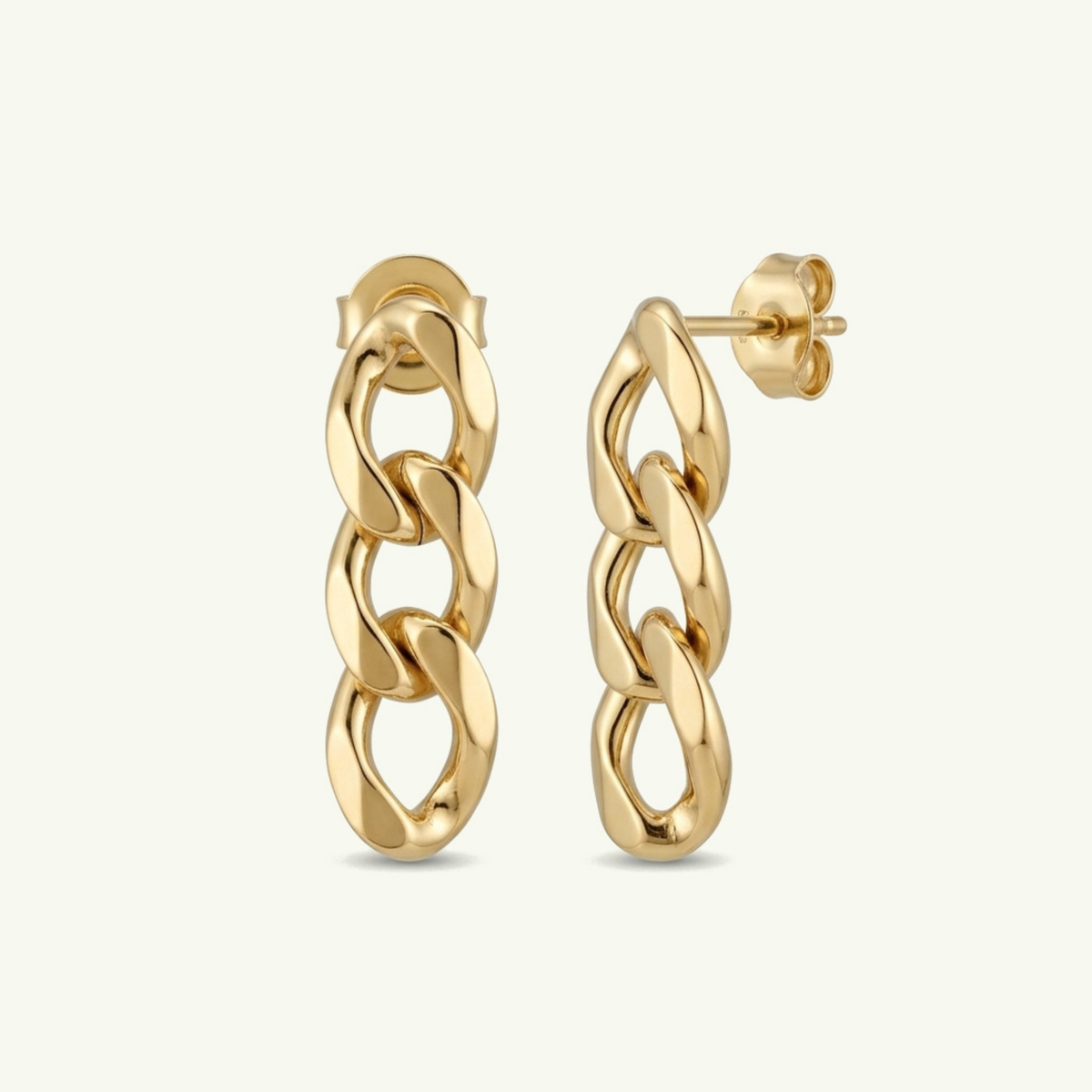 Boucles d'oreilles Gourmette