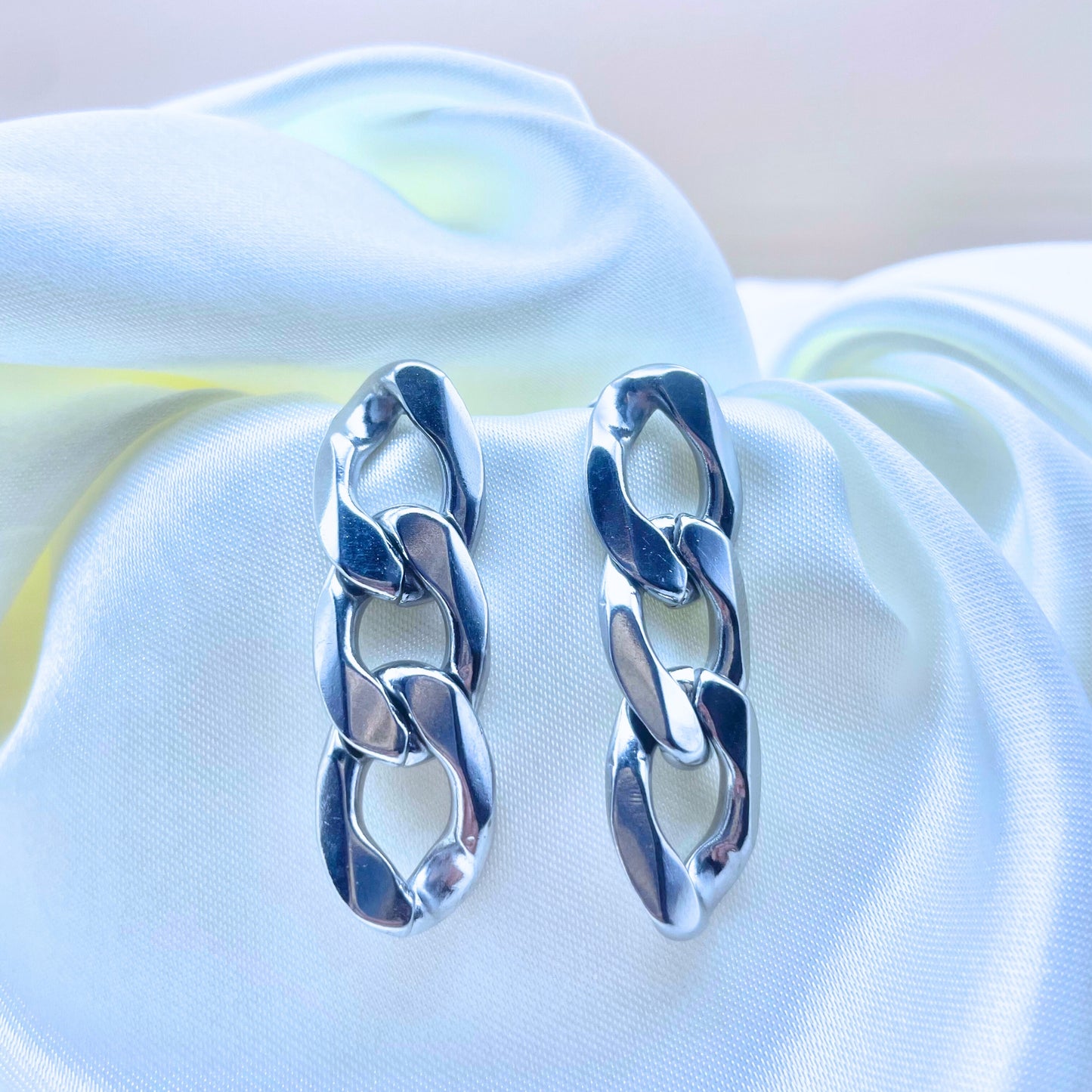 Boucles d'oreilles Gourmette