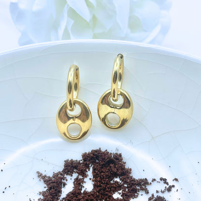 Boucles d'oreilles Moka