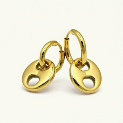Boucles d'oreilles Moka