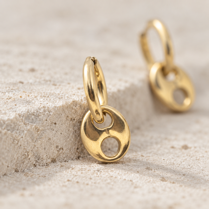 Boucles d'oreilles Moka